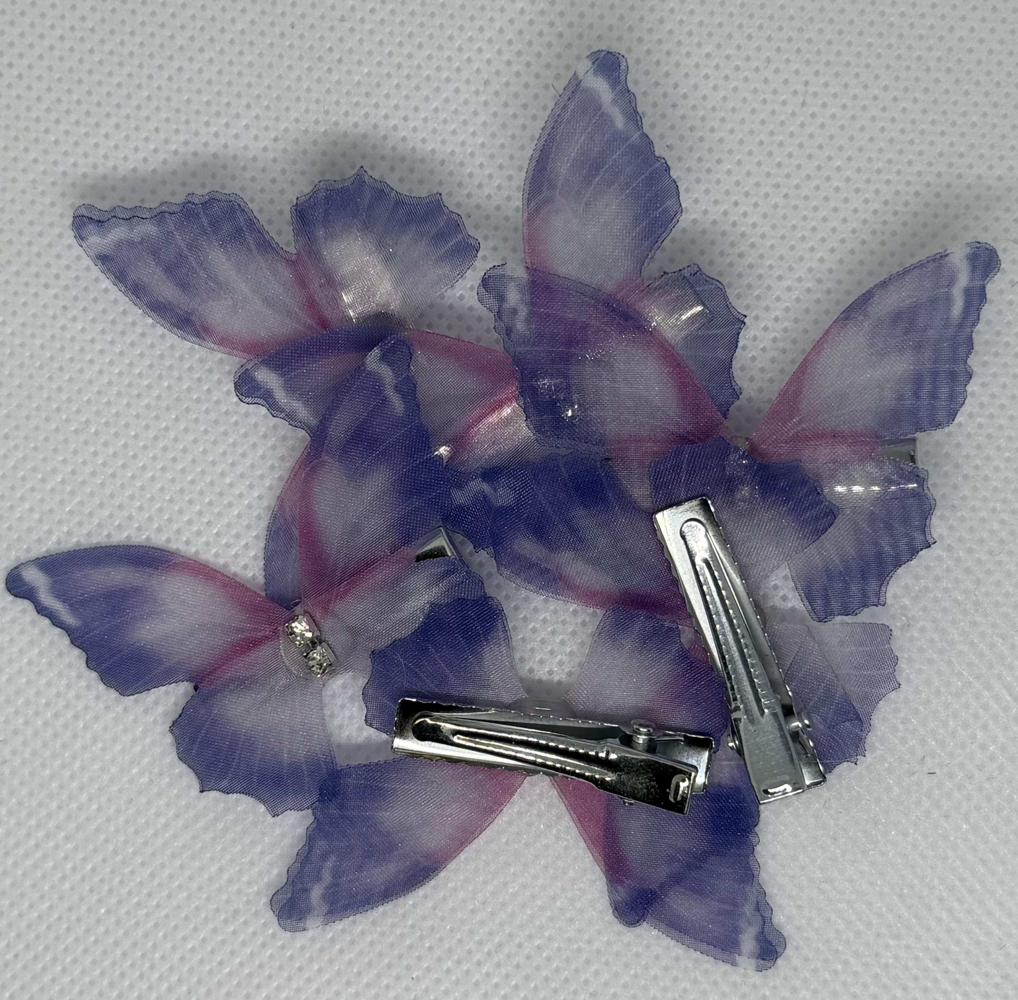 6-Piece Butterfly Clip Set