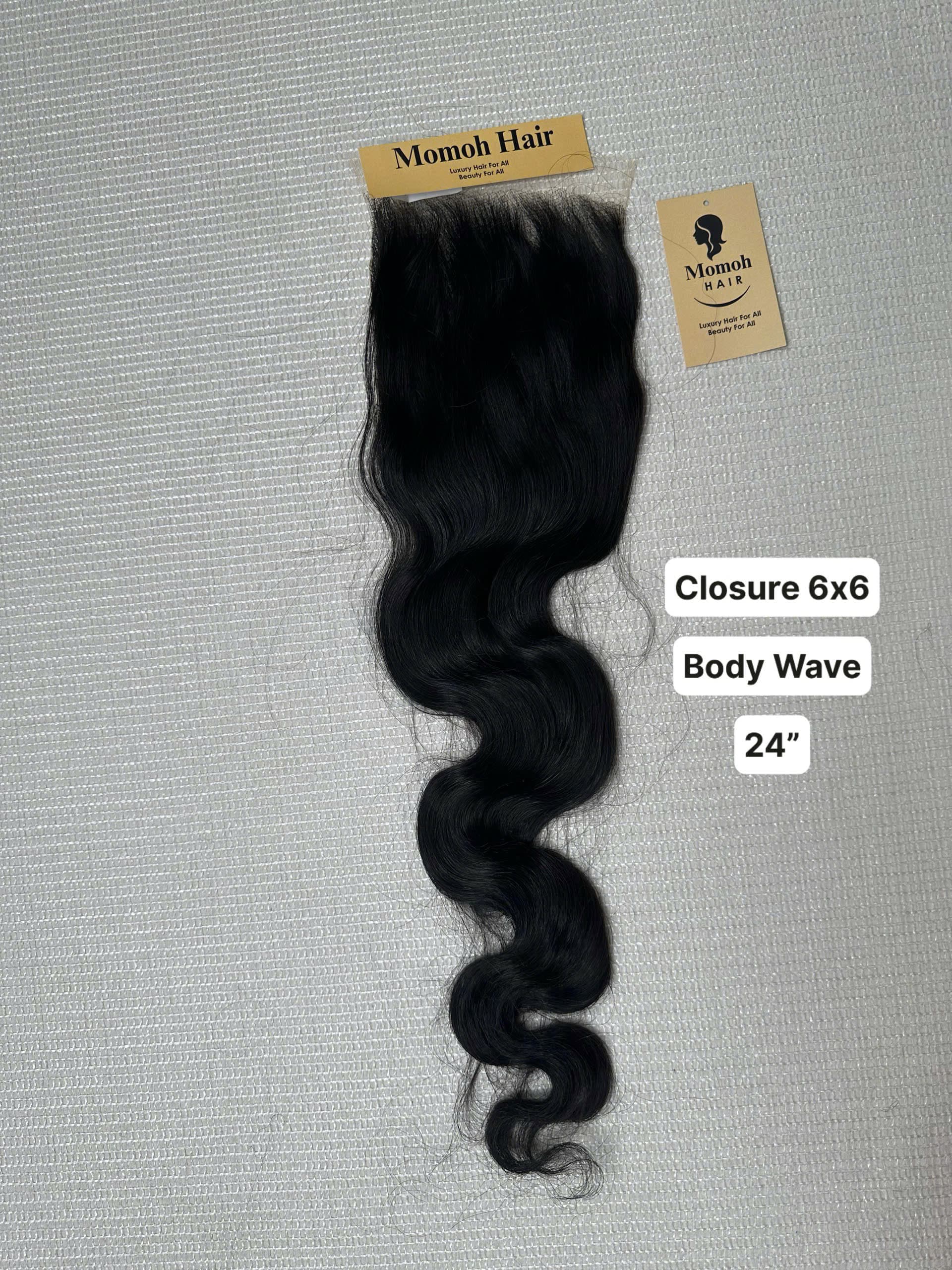 Raw Body Wave Closure 6x6 HD