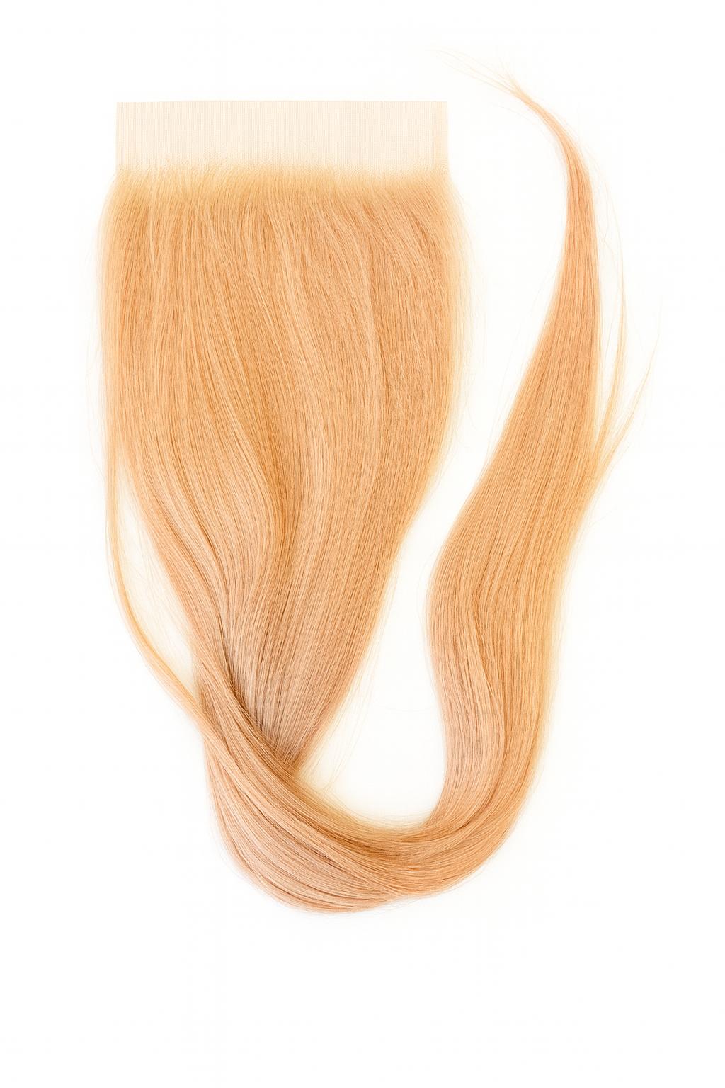 Remy Bone Straight Closure 6x6 Blonde