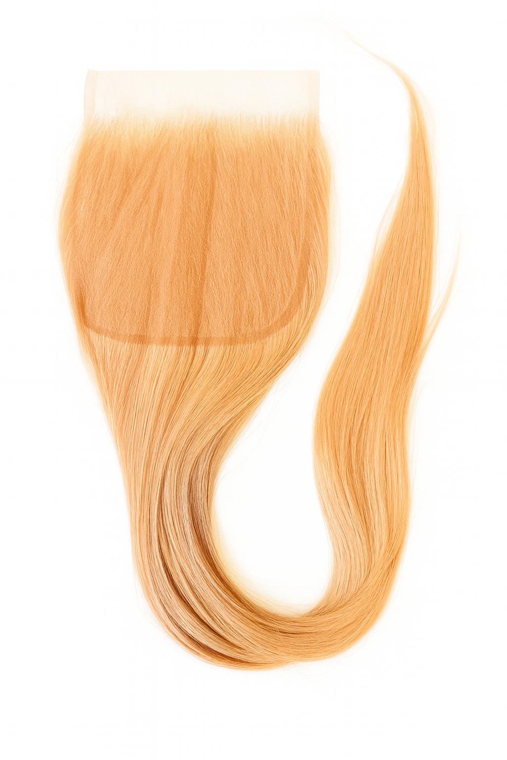 Remy Bone Straight Closure 6x6 Blonde